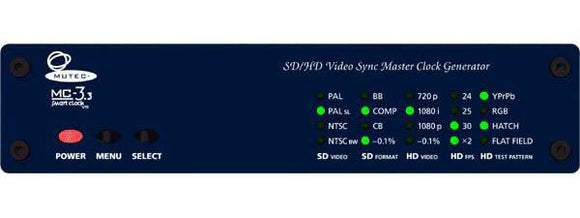 Mutec MC-33 SD/HD Video Sync Master Clock Generator