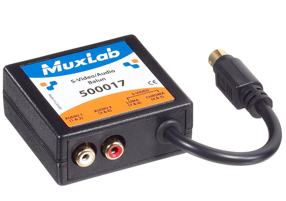 MuxLab 500017 S-Video with Stereo Audio Videoease CAT5 Balun