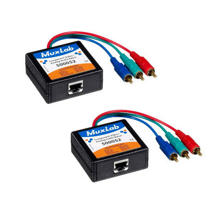 MuxLab 500052-2pk Component Video/Analog Audio Balun M 2-Pack