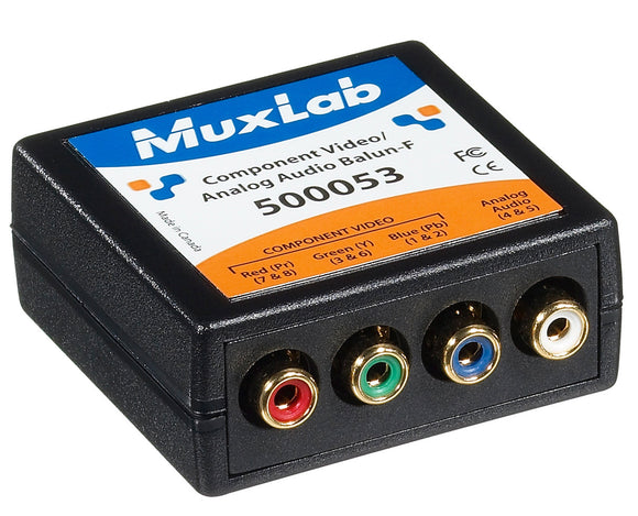 MuxLab 500052 VideoEase Component Video/Analog Audio Balun Male