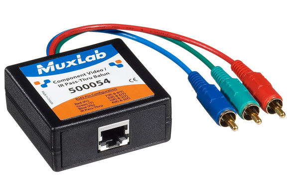 MuxLab 500054 Component Video/IR Pass-Thru Balun M