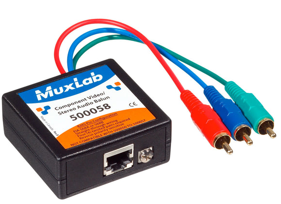 MuxLab 500058 VideoEase Component Video/Stereo Audio Balun