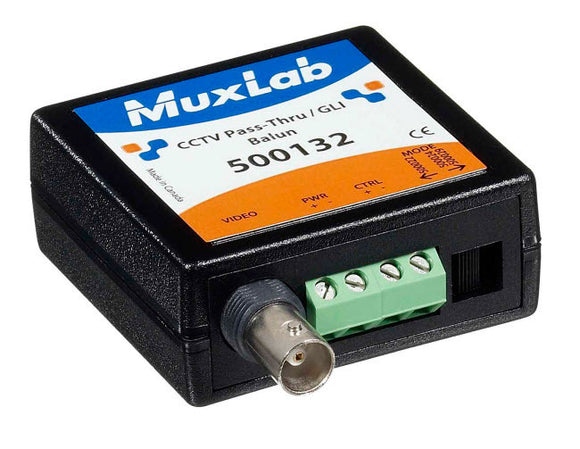 MuxLab 500132 CCTV Pass-Thru/GLI Balun