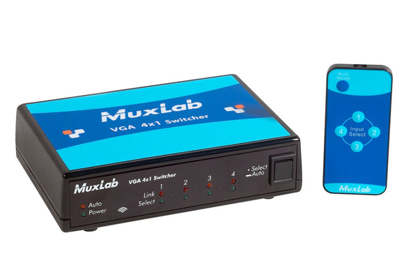 MuxLab 500160 VGA 4x1 Switcher