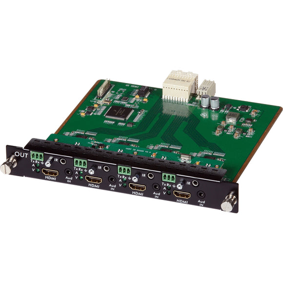 Muxlab 500481-O 4 Channel HDMI/RS232 Output Card / UHD-4K