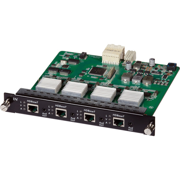 Muxlab 500482-I 4 Channel HDBT/LAN Input Card / PoE / UHD-4K