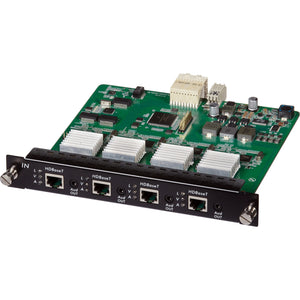 Muxlab 500483-I 4 Channel HDBT Input Card / PoE / UHD-4K