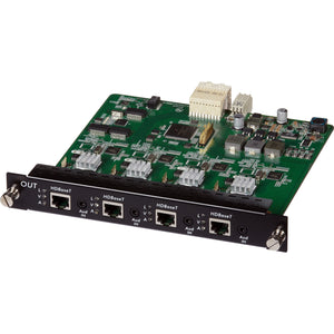 Muxlab 500483-O 4 Channel HDBT Output Card / PoE / UHD-4K