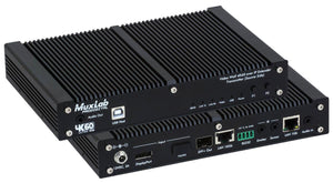 Muxlab 500760 HDMI & DisplayPort AV Over IP 4K/60 Uncompressed Video Extender - Receiver