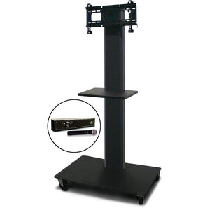 Marvel MVPFS3255DT-H Monitor Stand with Shelf & Hand Microphone