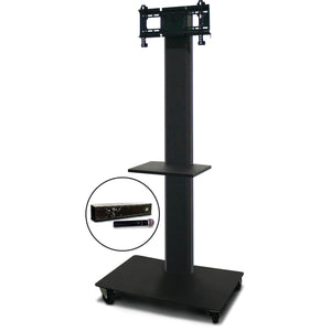 Marvel MVPFS3280DT-H Monitor Stand with Shelf & Hand Microphone