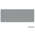 Mystery FP-6G-0-S 6-Gang Blank Stainless Wall Panel