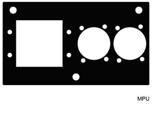 Mystery MPU FMCA Series Panel - Extron MAAP & 2 Each XLR