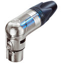 Neutrik NC4FRX 4 Pin XLR RA Female - Nickel/Silver