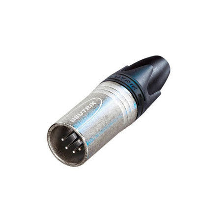 Neutrik NC5MX 5-Pin XLR-M Cable Plug with Nickel Shell & Sliver Contacts