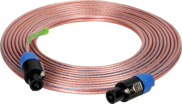 TecNec NL4FC 12 Series 12ga Speaker Cable Featuring Neutrik NL4FC Speakon 25FT