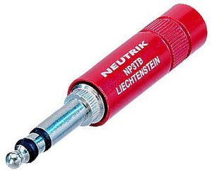 Neutrik NP3TB-R B-Gauge BPO 316 Longframe Connector Patch Plug Red