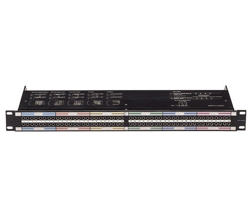 Neutrik NPPA-TT-E56 Patchpanel easyPATCH/TT Size-programmable- 6x56 Elco 56 pin; Half Normalled Bottom Row