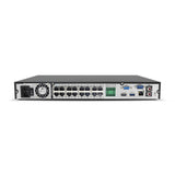 16 Channel 1U 16PoE 4K & H.265 Network Video Recorder