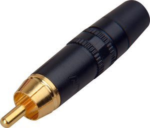 REAN NYS373-6 RCA Plug with Gold Contacts - Blue