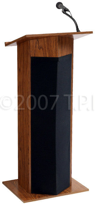 Oklahoma Sound 111PLS 30W Powered Floor Lectern Light Oak