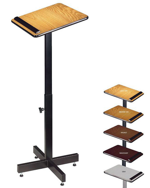 Oklahoma Sound 70 Height Adjustable Portable Lectern (5 Colors)