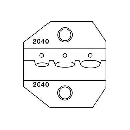 Paladin 2040 Die for CrimpALL/8000 & 1300 Series - Insulated Terminals & Lugs