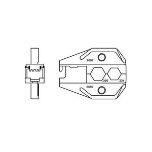 Paladin 2687 RJ45 WE/SS & CATV F Die