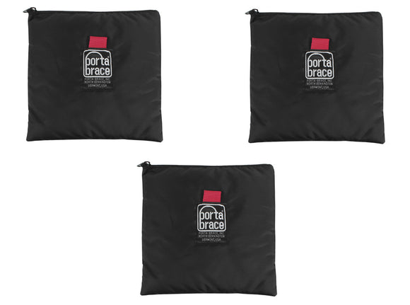 Portabrace CS-B93 Cam-Corder Stuff Sack - Set of 3 - Black