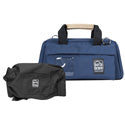 Portabrace CS-DV2UQS-M2 Camera Case Soft with Quick-Slick Rain Protection Included - Blue - Medium