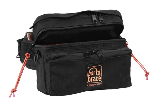 Portabrace HIP-2LENS Hip Pack for Carrying a Zoom Lens or Two Prime Lenses - Black