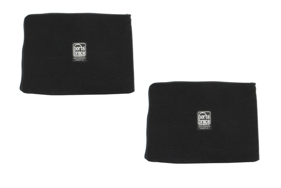 Portabrace PB-BCAMM2 Padded Accessory Pouch - Set of 2 - Medium - Black