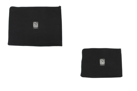 Portabrace PB-CAMML Padded Accessory Pouch Set - 1x Medium and 1x Large - Black