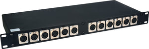 XLR to XLR Patchbay 12F-6F/6M