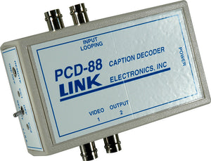 Link Electronics PCD-88 Portable Closed Caption Decoder with Power Supply