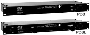 Rackmount AC Power Distributor with 8 U-grounded AC Outlets