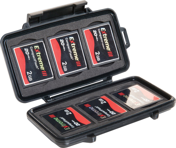 Pelican 0945 Compact Flash Memory Card Case - Black