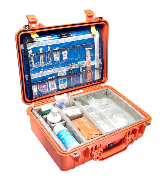 Pelican 1500EMS Case - Case with EMS Organizer and Dividers (Black)