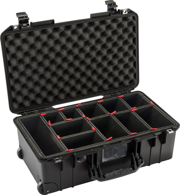 Pelican Air 1535 Wheeled Carry-On Air Case with Dividers - Black