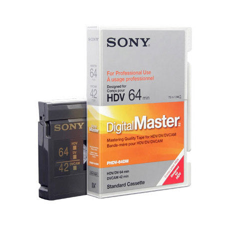 Sony PHDV-64DM DigitalMaster 64 min HD / 42 min DVCAM HD Media