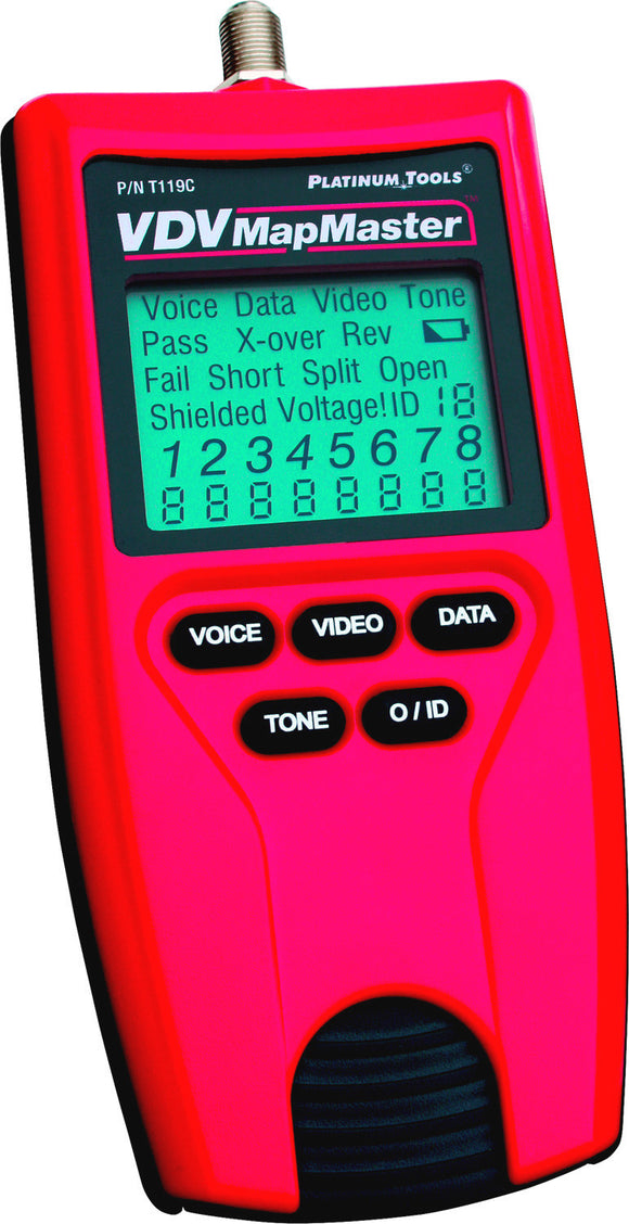 Platinum Tools VDV MapMaster Cable Tester/Mapper