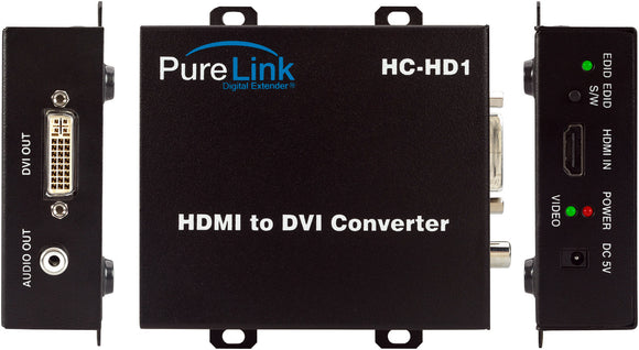 PureLink HC-HD1 (1) HDMI Input to (1) DVI Output Format Converter