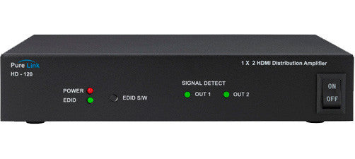 PureLink HD-120 (1) HDMI Input to (2) HDMI Output Distribution Amplifer