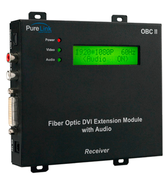 PureLink OBC II Rx 4 LC Fiber to DVI + Analog/Digital Audio Receiver