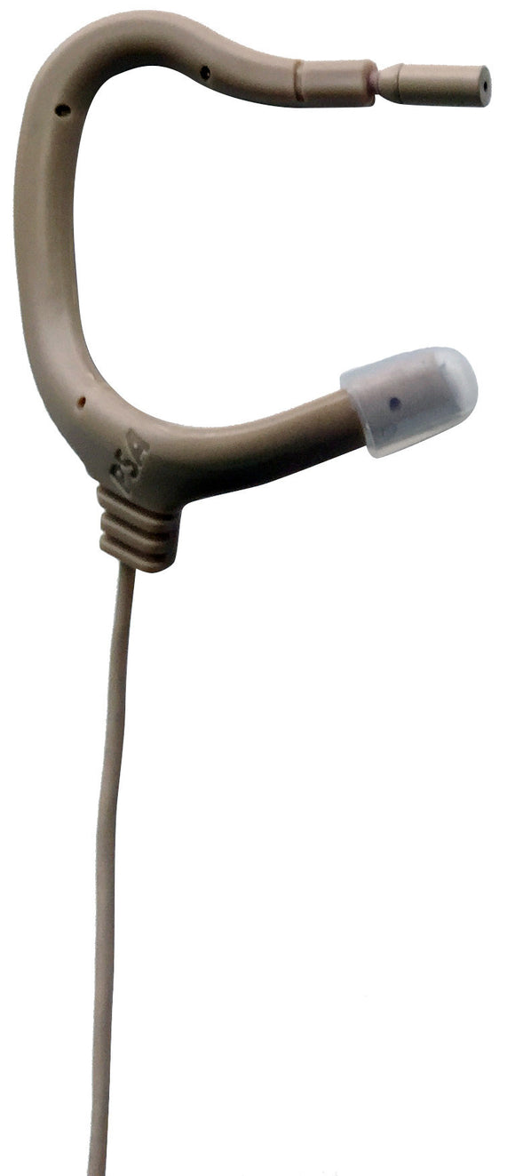 Point Source Audio EO-8WL-XLEW-BE EMBRACE Earmount Omni Lavalier Mic for Lectrosonics WM/MM - Beige