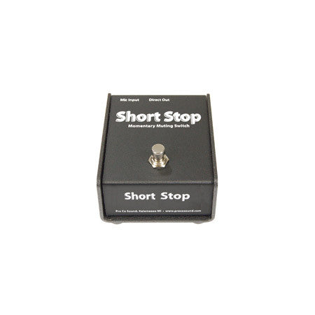 ProCo Sound CDSS Short Stop Momentary Microphone Muting Switch