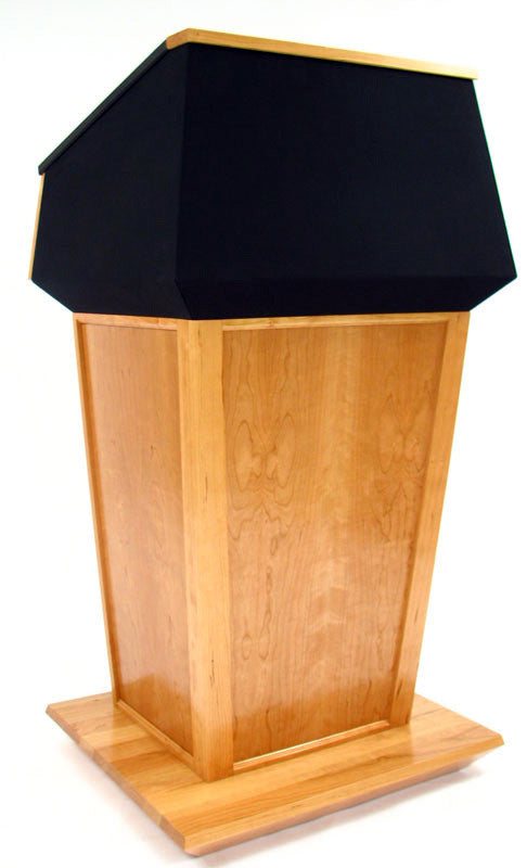 Executive Wood PRES500-BP Presidential Bulletproof Podium (Cherry Wood/ Blue Fabric)