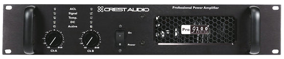 Crest Pro 9200 1300WPC at 8ohm Rack Mount Power Amplifier