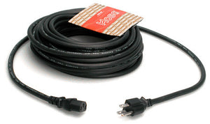 Hosa Power Cord: NEMA 3-Prong Male to IEC 3-Prong Female (25FT)