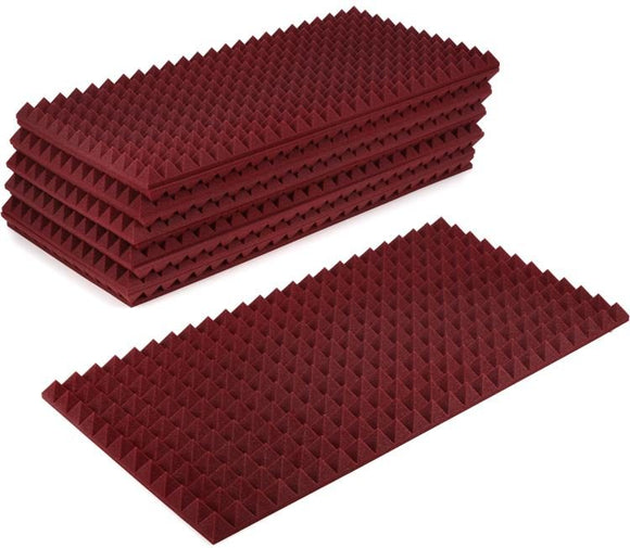 Auralex Acoustic Studiofoam- 2 Inch Pyramids (Red)